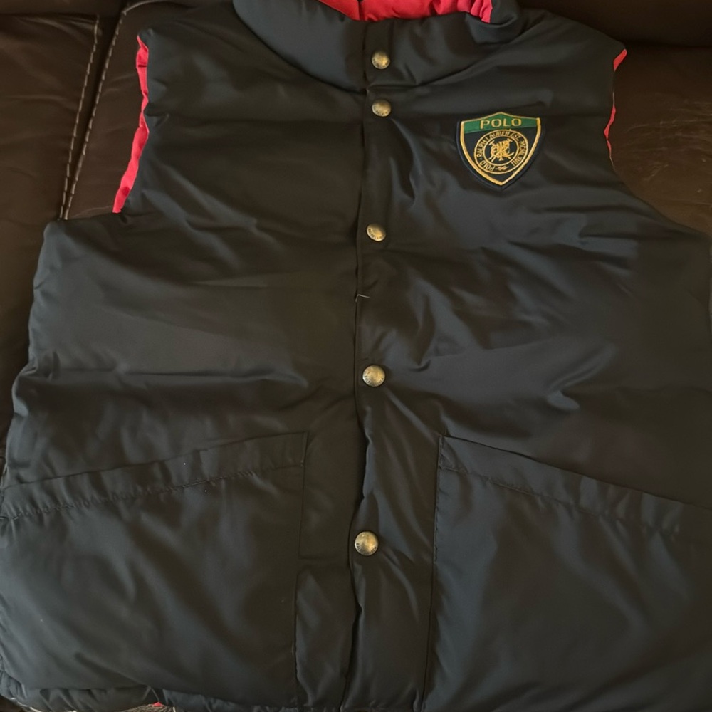 Polo Reversible feather Vest M 10/12